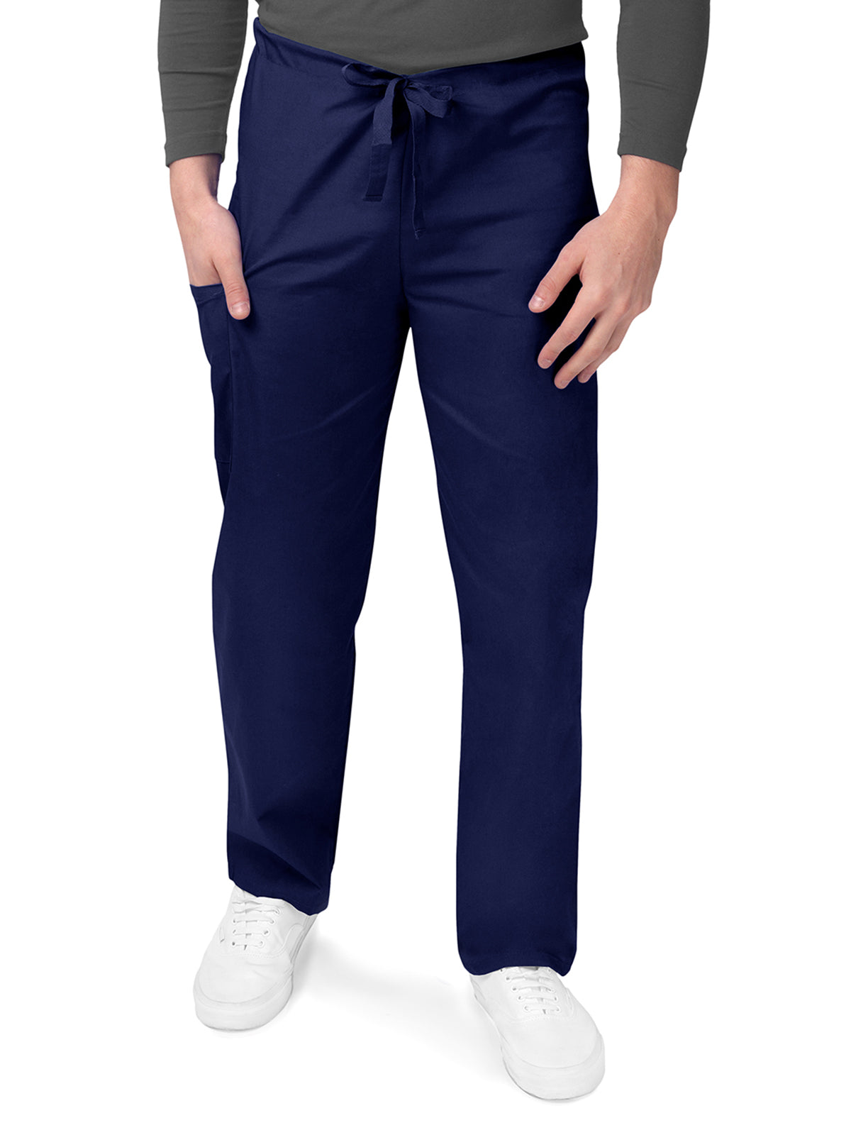Unisex Four-Pocket Draswtring Pant - S8202 - Navy