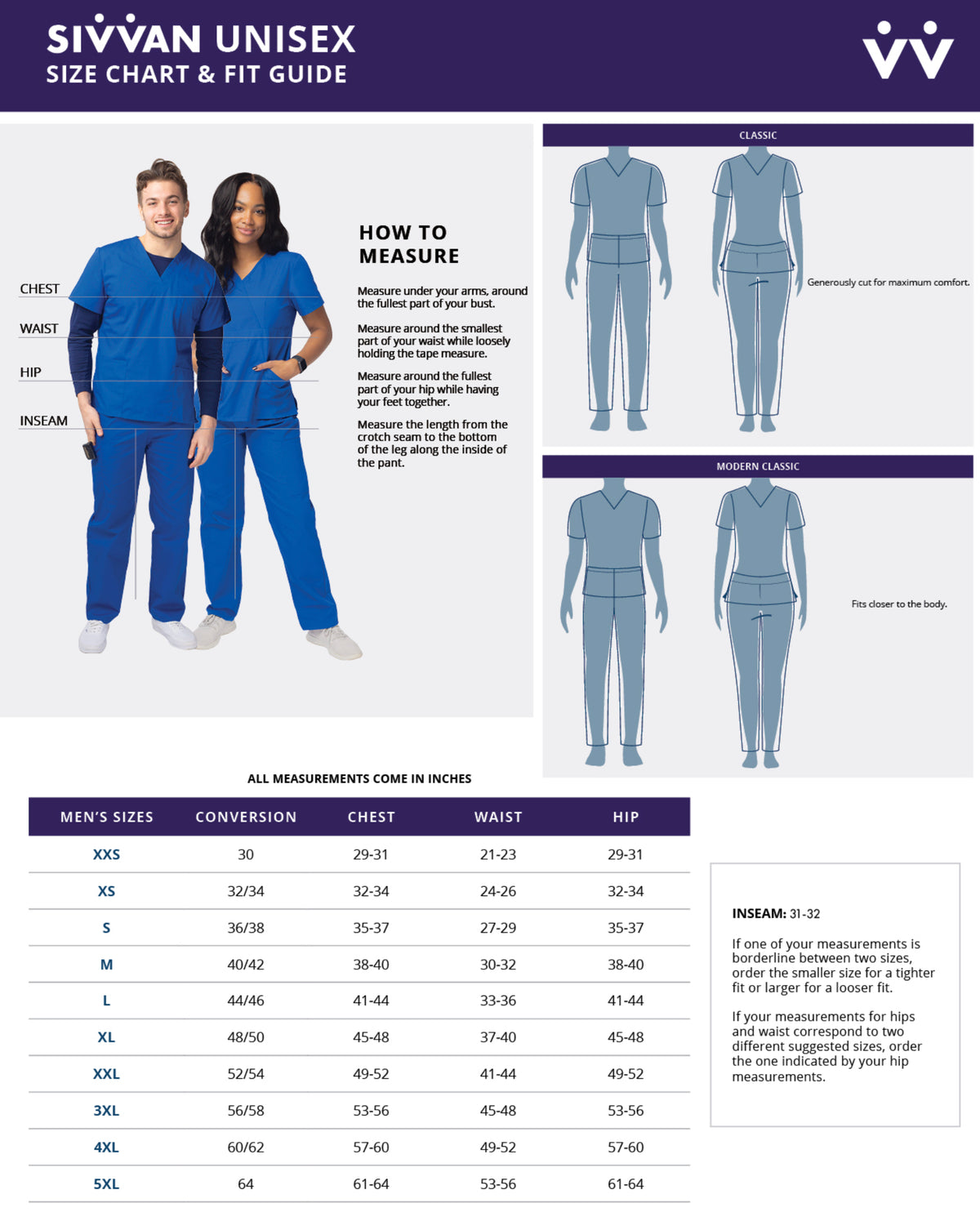 SIZECHART