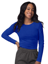 Women's Long Sleeve Underscrub Tee - S8500 - Royal Blue