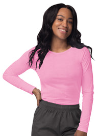 Women's Long Sleeve Underscrub Tee - S8500 - Sherbet