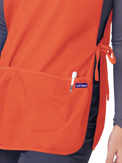 Unisex Cobbler Apron - S8700 - Mandarin Orange