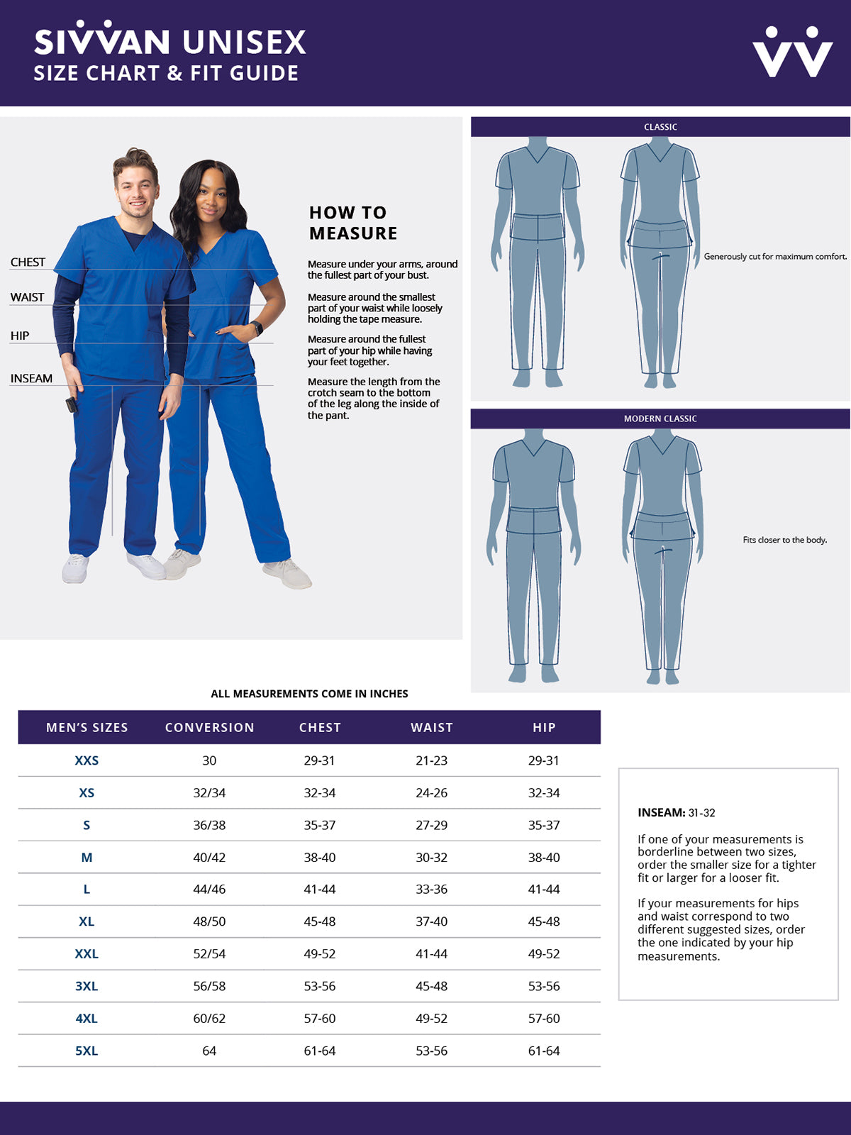 SIZECHART