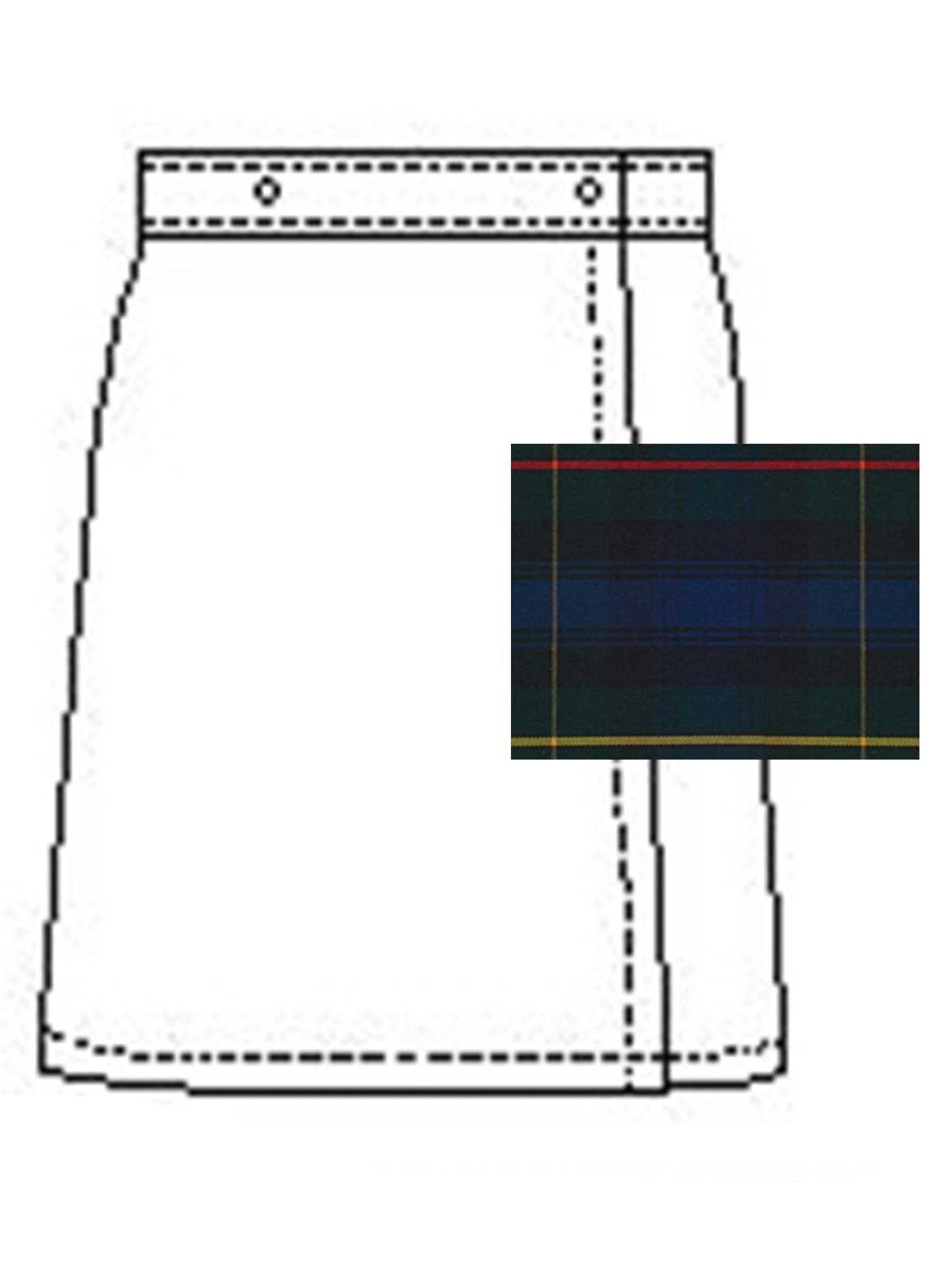 Girls' Blend Plaid Skort - 1014BP - Plaid 55