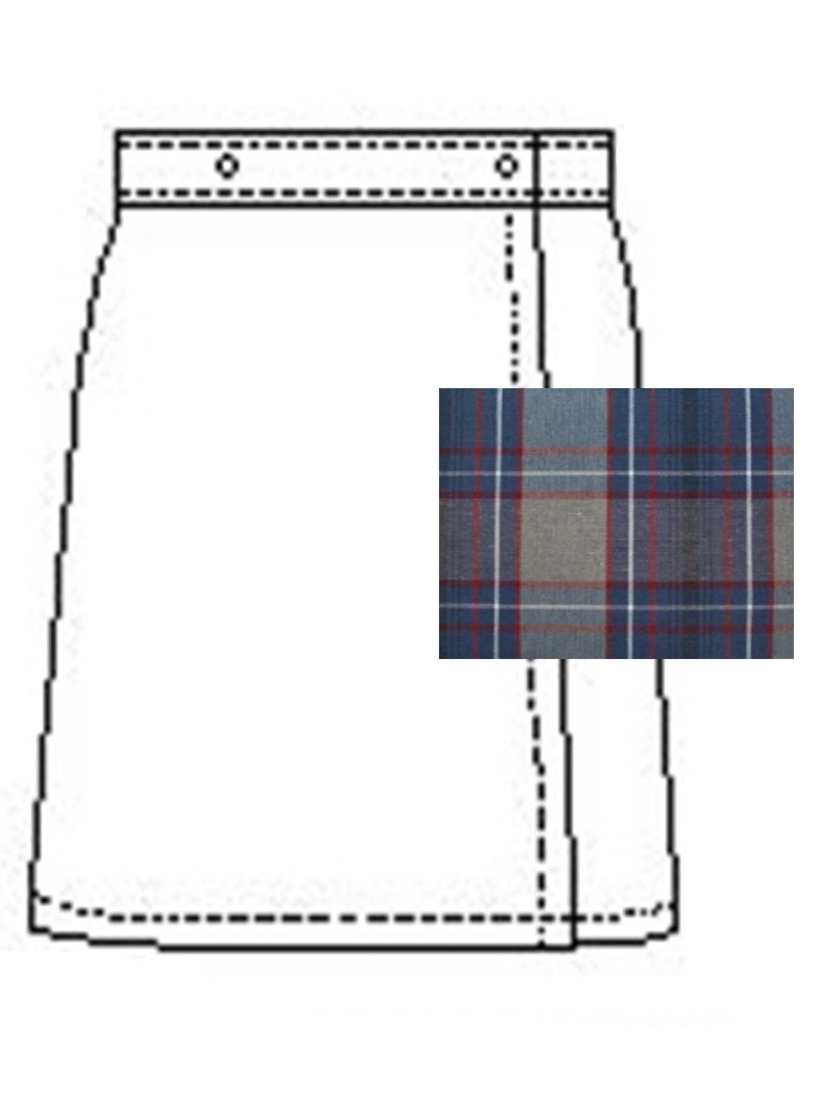 Girls Blend Plaids Skort - 1014BP - PLAID 53