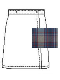 Girls' Blend Plaid Skort - 1014BP - Plaid 53
