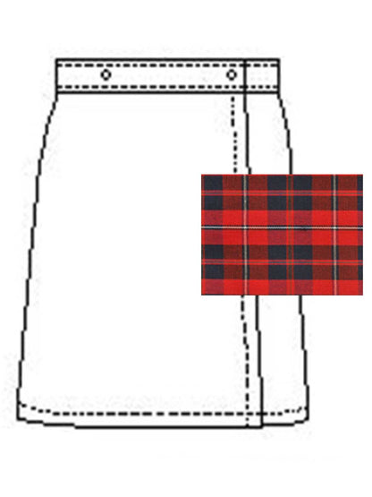 Girls' Blend Plaid Skort - 1014BP - Plaid 65