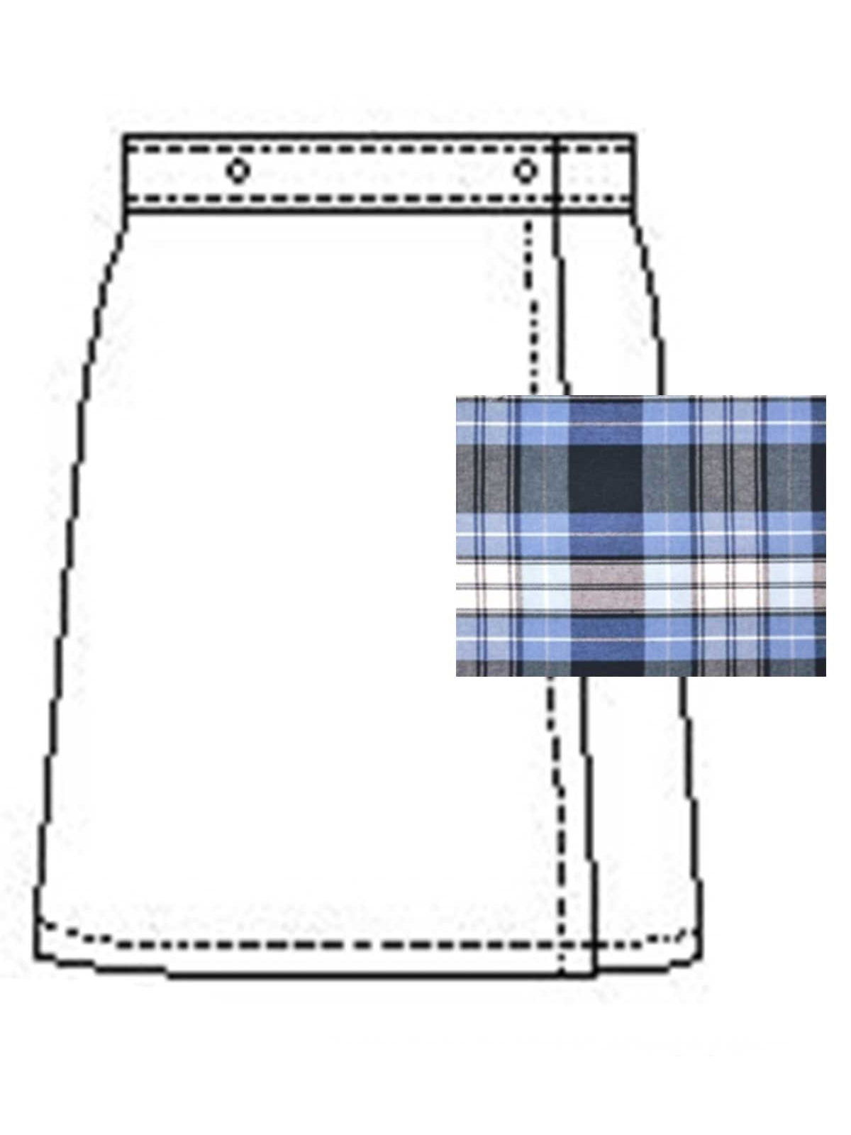 Girls Blend Plaids Skort - 1014BP - PLAID 76