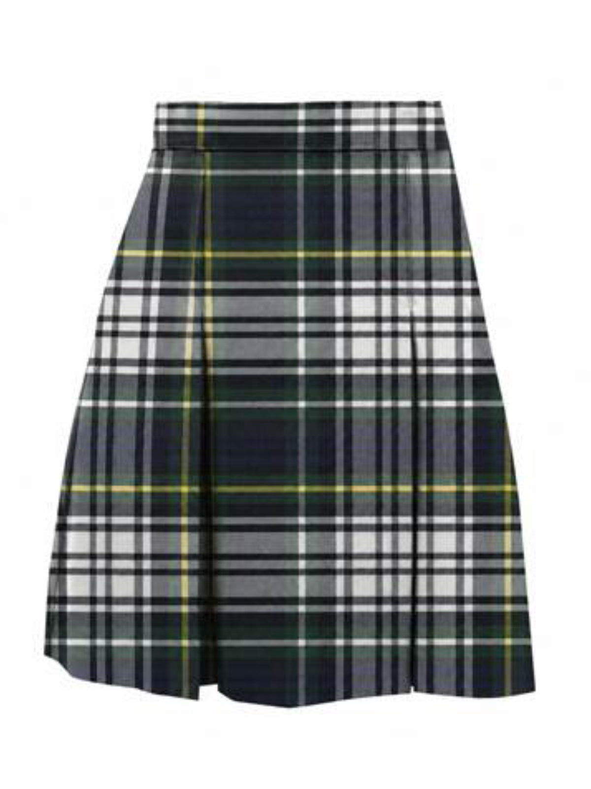 Girls' 1-Pocket Blended Plaids Model 34 Skirt - 1034BP - Plaid 35