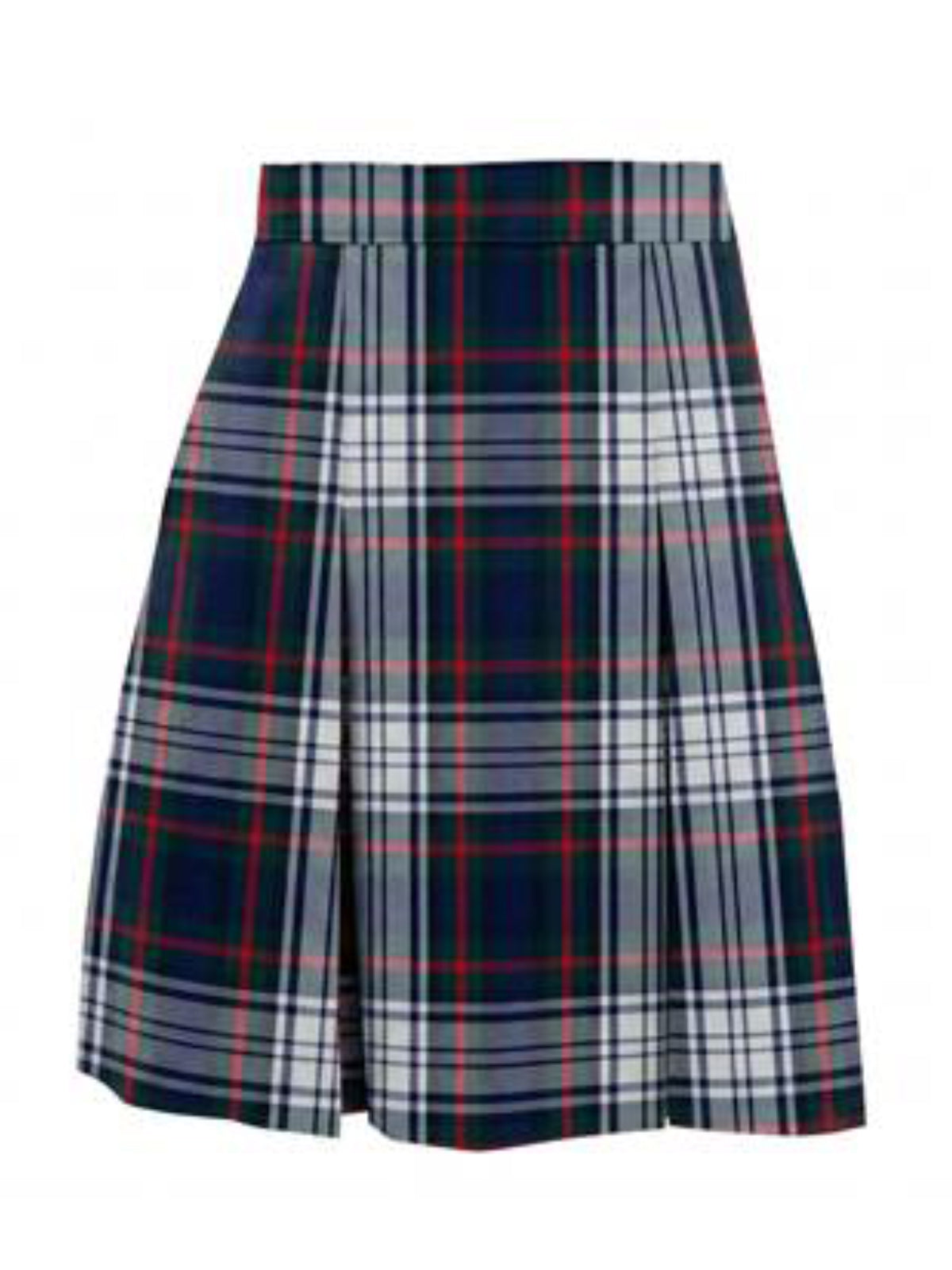 Girls' 1-Pocket Blended Plaids Model 34 Skirt - 1034BP - Plaid 49