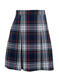 Girls' 1-Pocket Blended Plaids Model 34 Skirt - 1034BP - Plaid 49