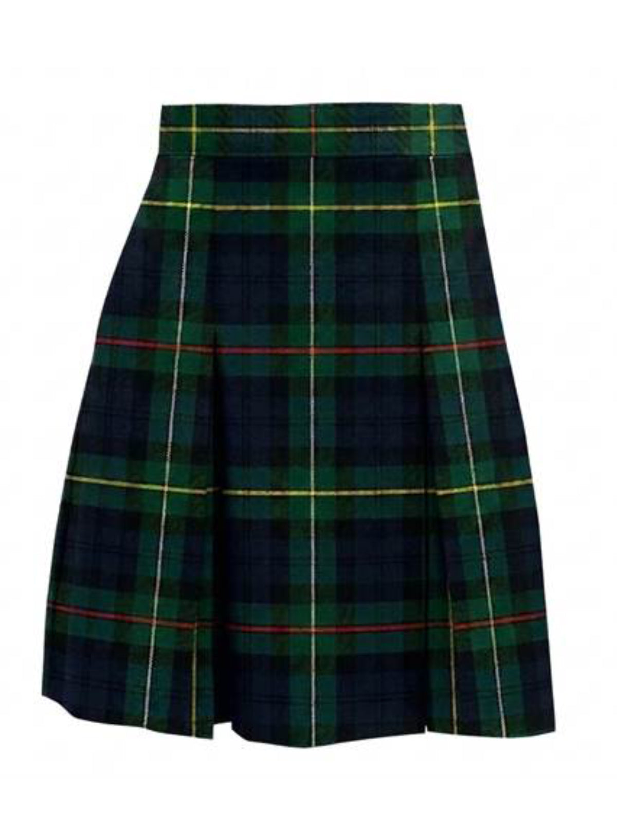Girls' 1-Pocket Blended Plaids Model 34 Skirt - 1034BP - Plaid 55