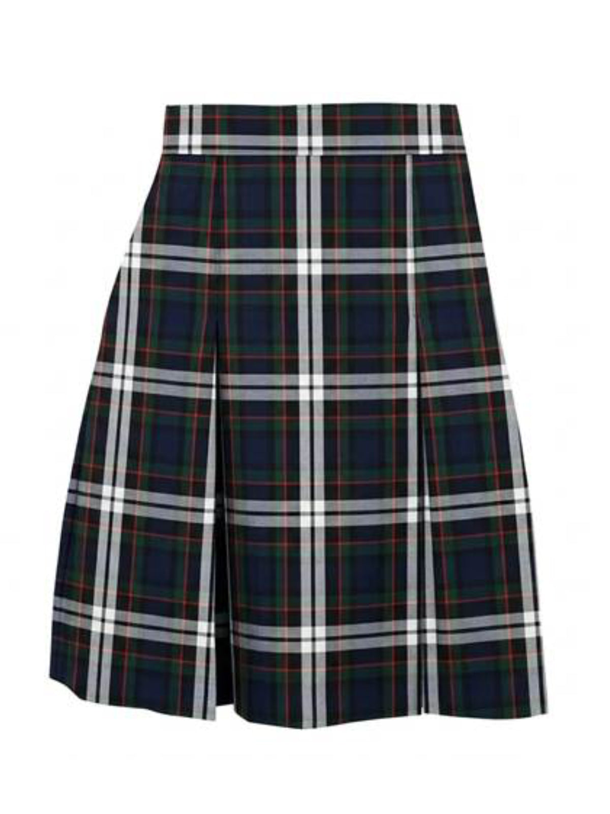 Girls' 1-Pocket Blended Plaids Model 34 Skirt - 1034BP - Plaid 60