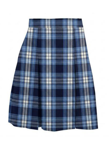Girls' 1-Pocket Blended Plaids Model 34 Skirt - 1034BP - Plaid 76