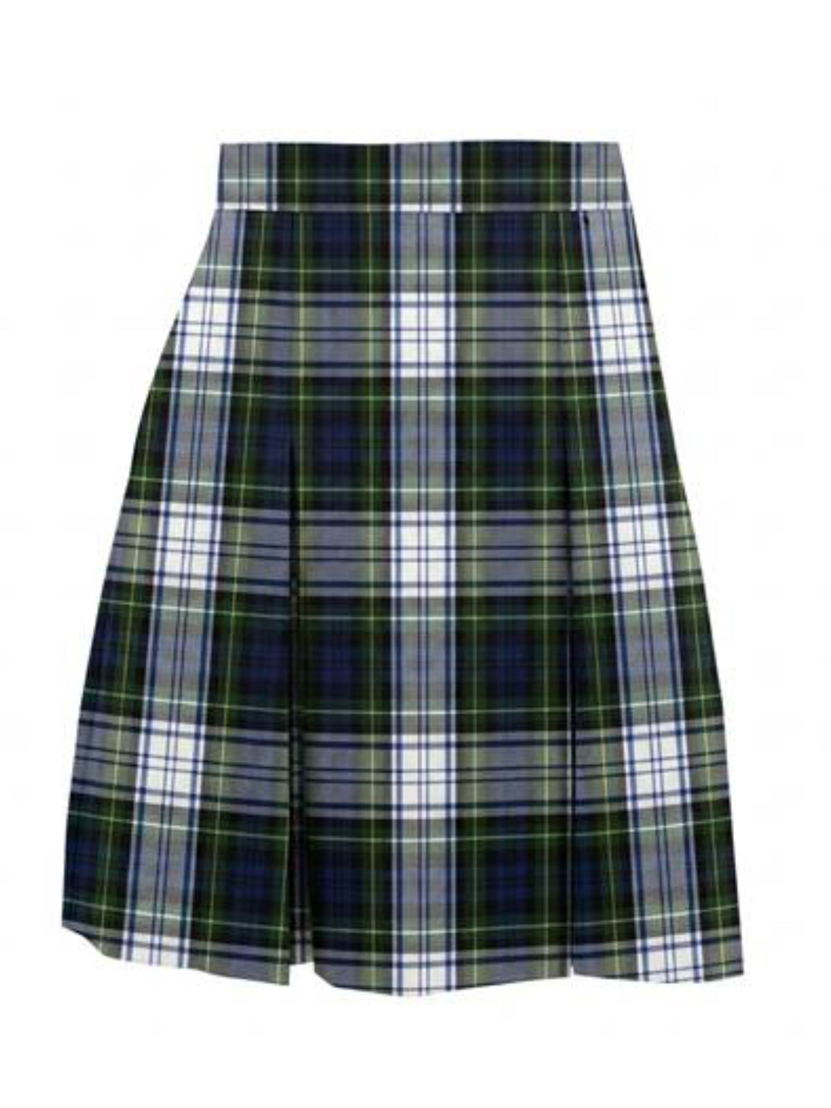 Girls' 1-Pocket Blended Plaids Model 34 Skirt - 1034BP - Plaid 80