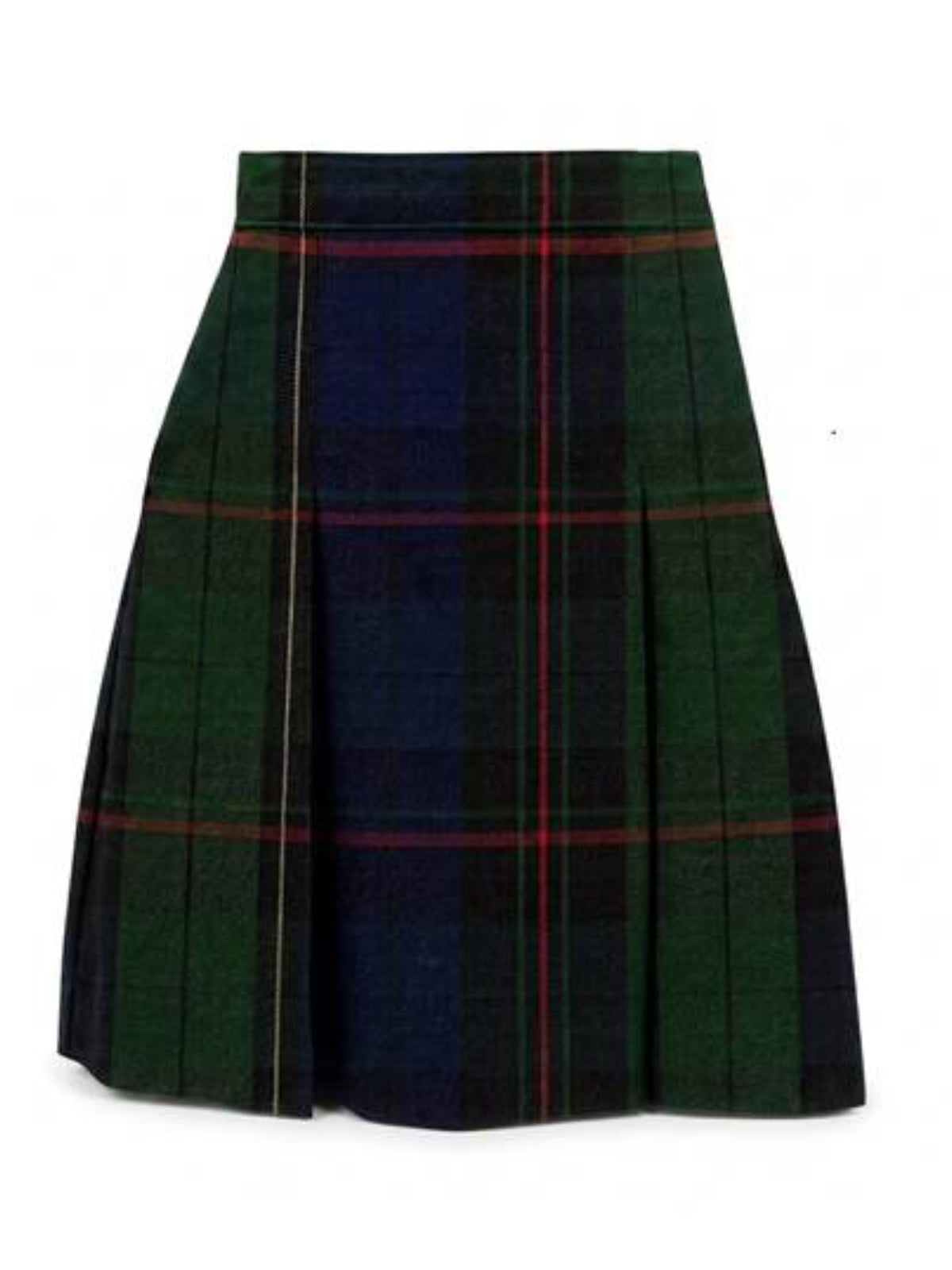 Girls' 1-Pocket Blended Plaids Model 34 Skirt - 1034BP - Plaid 81