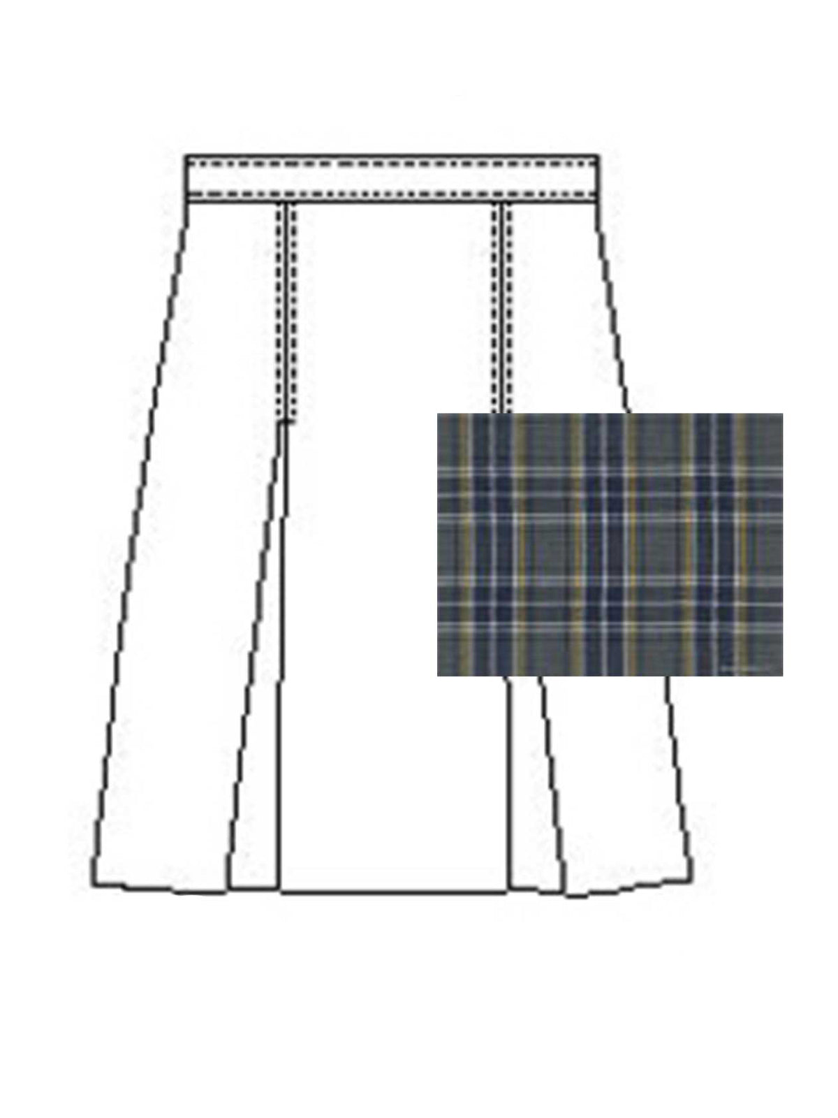 Skirt Model 34 – Polyester Plaids - 1034PP - Plaid 42