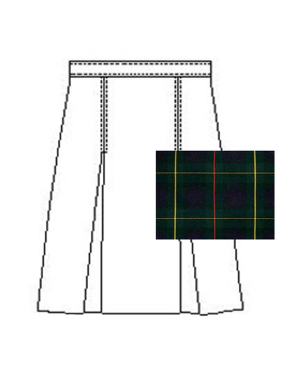 Girls' Model 34 Polyester Plaid Skirt - 1034PP - Plaid 83