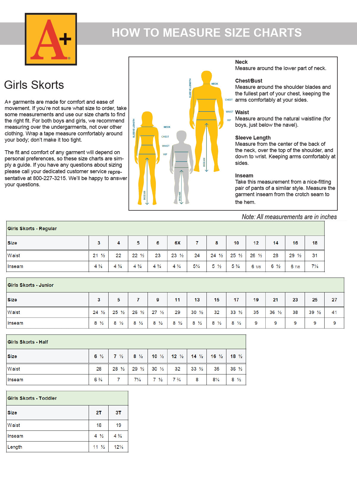 SIZECHART