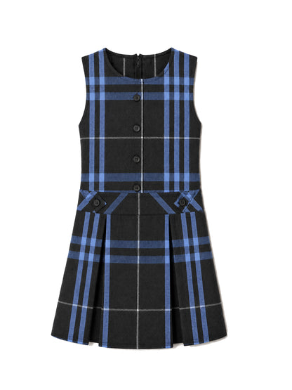 Girls' Blend Plaid Jumper - 1194BP - Plaid 3D