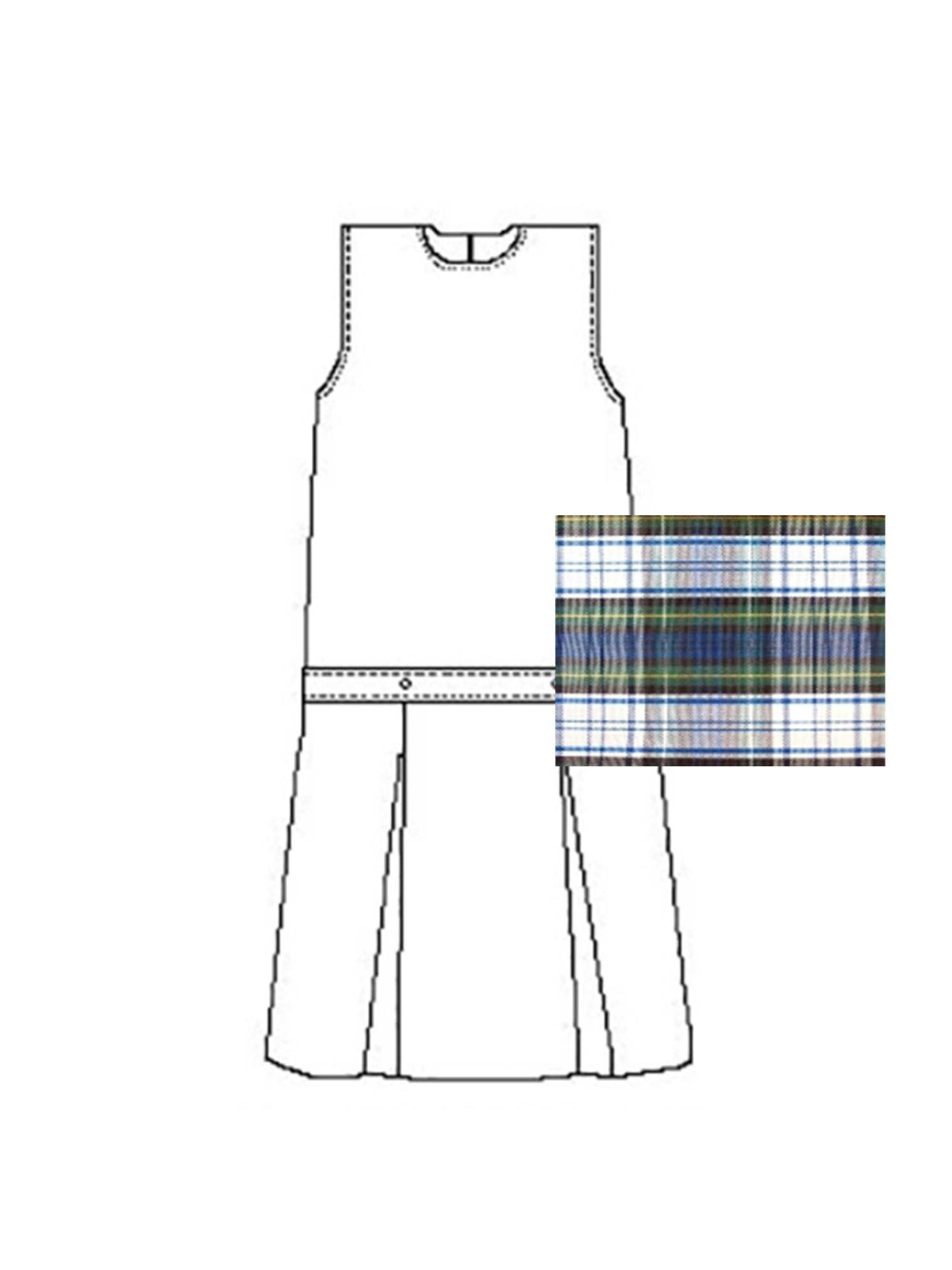 Girls' Blend Plaid Jumper - 1194BP - Plaid 80