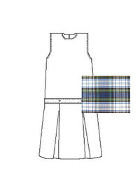 Girls' Blend Plaid Jumper - 1194BP - Plaid 80
