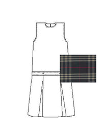 Girls' Blend Plaid Jumper - 1194BP - Plaid 1C