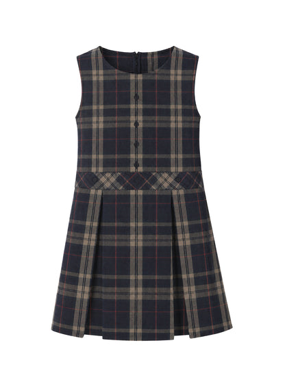 Girls' Blend Plaid Jumper - 1194BP - Plaid 1C