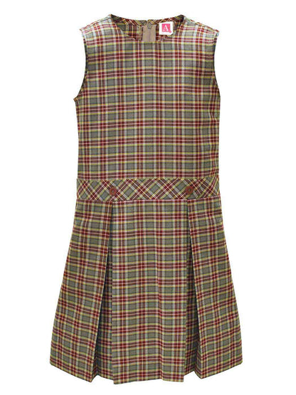 Girls' Polyester Plaid Jumper - 1194PP - Plaid 43