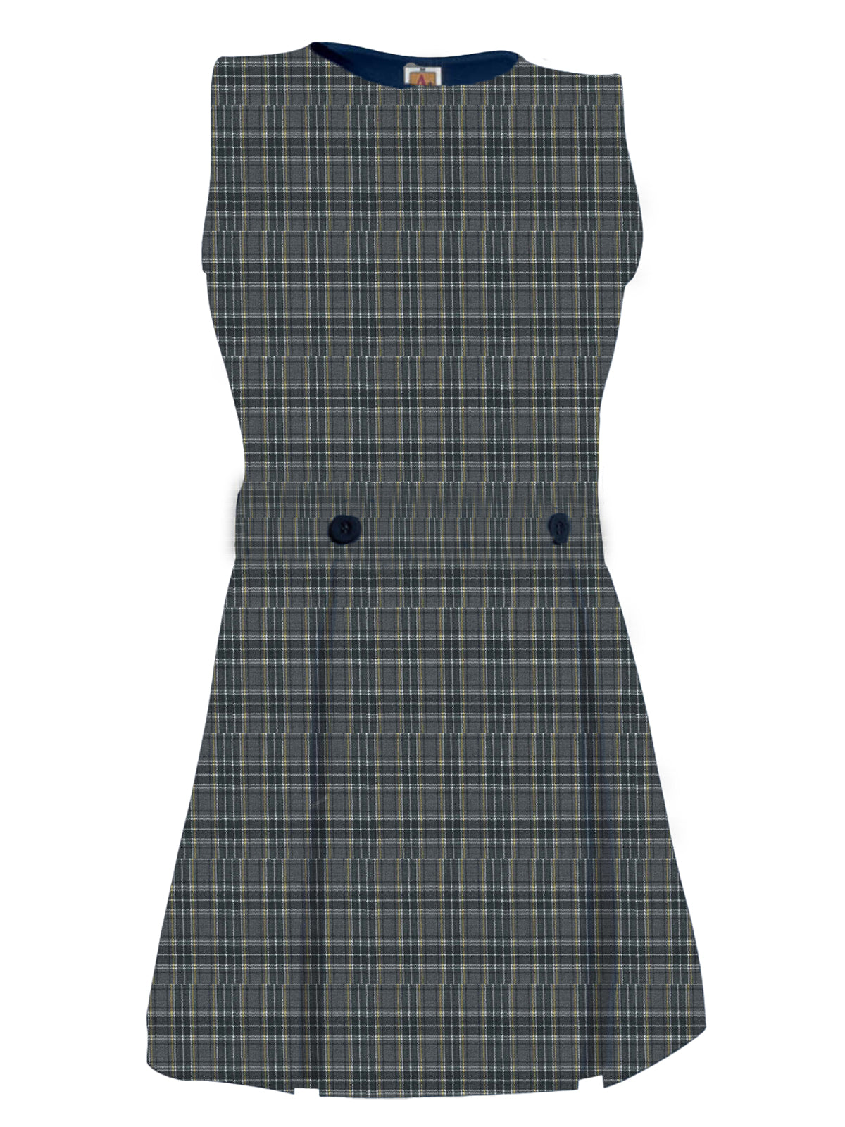 Girls' Polyester Plaid Jumper - 1194PP - Plaid 44