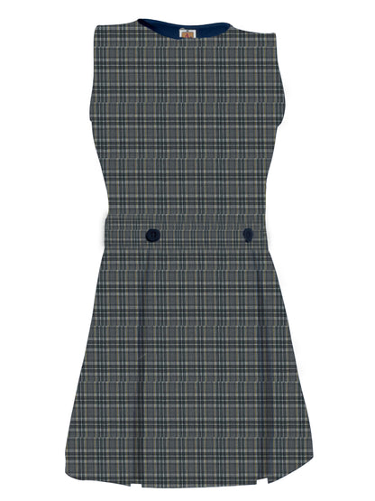 Girls' Polyester Plaid Jumper - 1194PP - Plaid 44