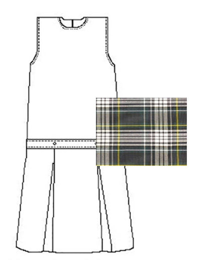 Girls' Polyester Plaid Jumper - 1194PP - Plaid 61