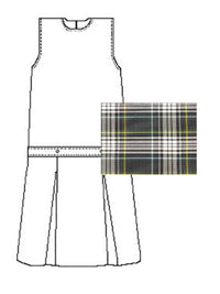 Girls' Polyester Plaid Jumper - 1194PP - Plaid 61