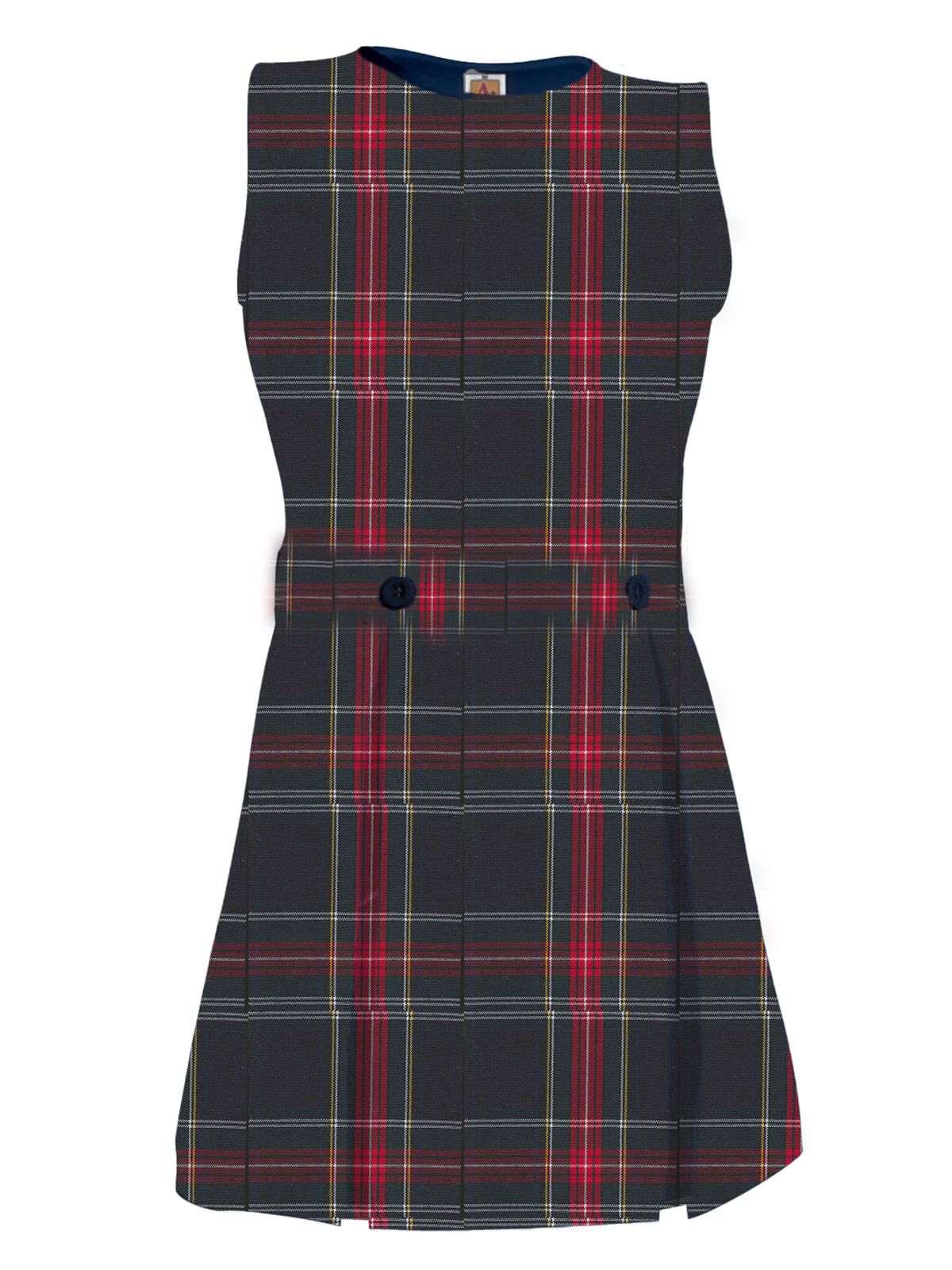 Girls' Polyester Plaid Jumper - 1194PP - Plaid 63