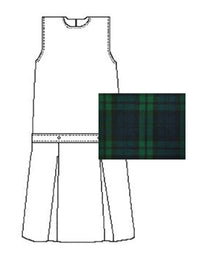 Girls' Polyester Plaid Jumper - 1194PP - Plaid 79