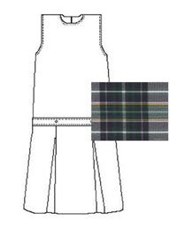 Girls' Polyester Plaid Jumper - 1194PP - Plaid 1B