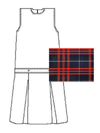 Girls' Polyester Plaid Jumper - 1194PP - Plaid 36