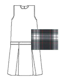 Girls' Polyester Plaid Jumper - 1194PP - Plaid 50