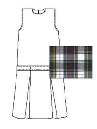 Girls' Polyester Plaid Jumper - 1194PP - Plaid 8B