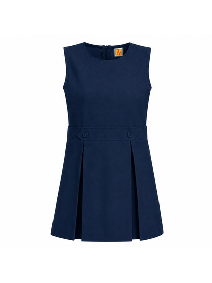 Girls' 1-Pocket Polyester Solid Model 94 Jumper - 1194PS - Navy