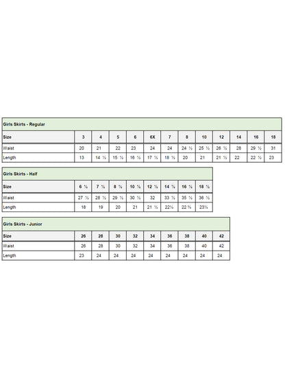 SIZECHART
