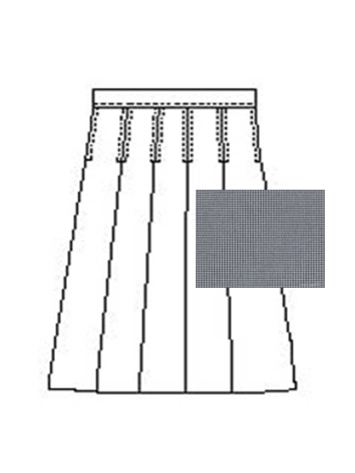 Girls' Model 43 Polyester Plaid Skirt - 1943PP - Plaid 03N