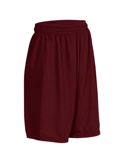 Unisex Performance Mesh Gym Shorts - 6212 - Performance Wine