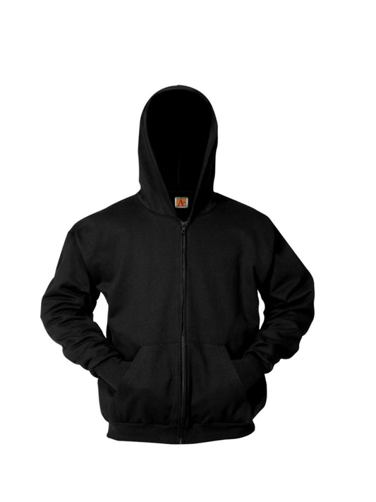 Unisex Hooded Sweatshirt - 6247 - Black