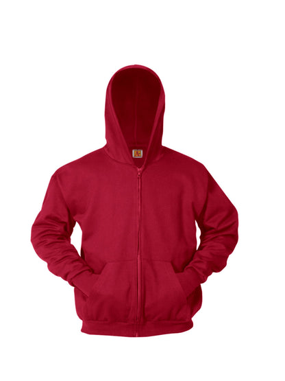 Unisex Hooded Sweatshirt - 6247 - Red