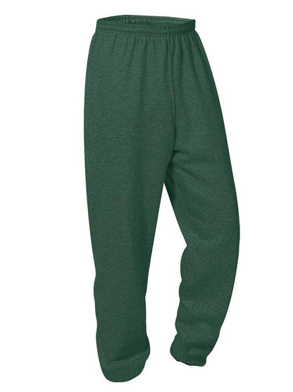Unisex Pull-on Fleece Pants - 6252 - Hunter Green
