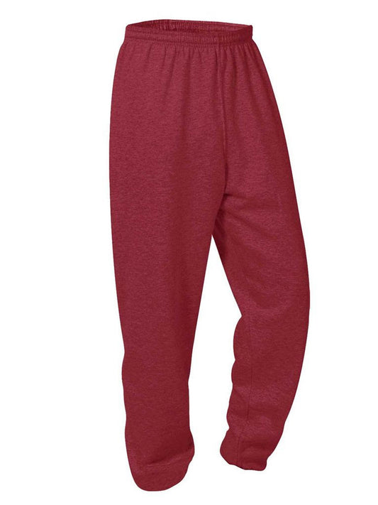 Unisex Pull-on Fleece Pants - 6252 - Wine