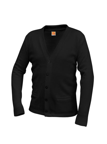 Unisex Adult and Youth Cardigan - 6300 - Black