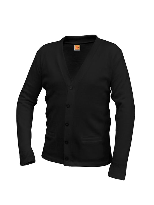 Unisex Adult and Youth Cardigan - 6300 - Black