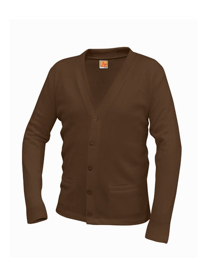 Unisex Adult and Youth Cardigan - 6300 - Brown