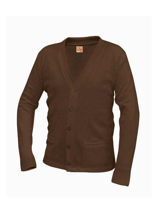 Unisex Adult and Youth Cardigan - 6300 - Brown